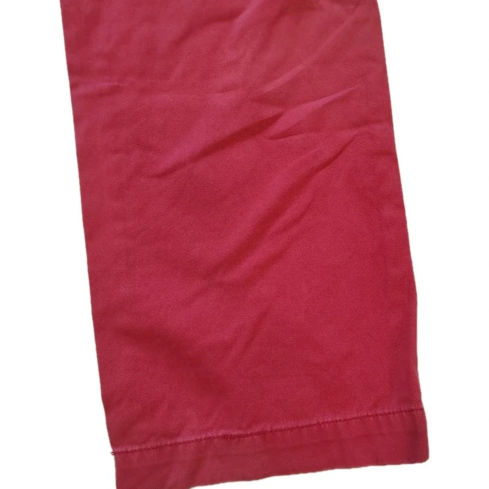 Banana Republic Pants Mens 38x32 Aiden Chino‎ Fit Salmon Pink Cotton A4